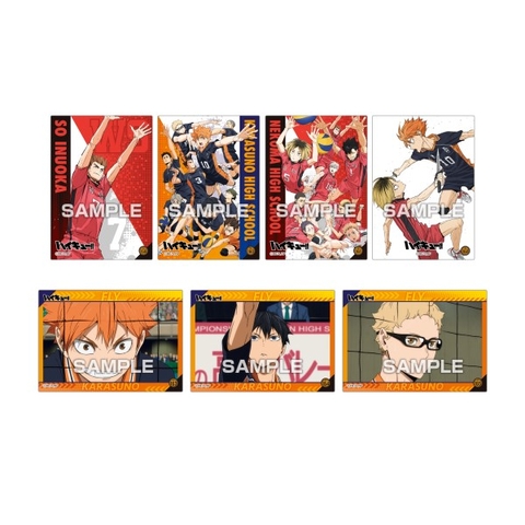 THẺ BÀI Haikyu!! - Clear Card collection Gum 4: Garbage Dump Battle (Ensky) PACK CARD CHÍNH HÃNG