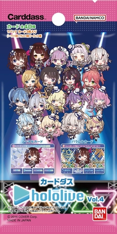 THẺ BÀI Hololive - Cardass Vol.4 PACK CARD CHÍNH HÃNG