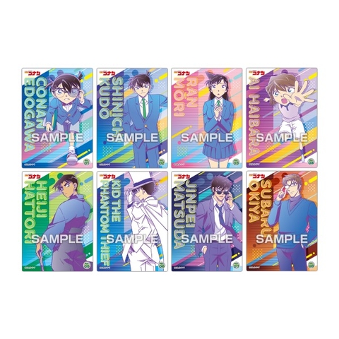 THẺ BÀI Detective Conan - Glitter Clear Card collection Gum (Ensky) PACK CARD CHÍNH HÃNG