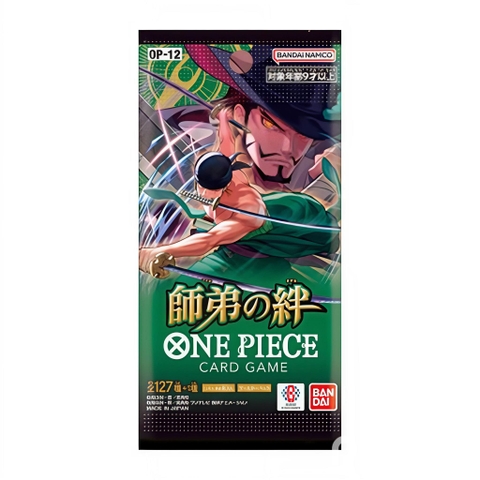 THẺ BÀI One Piece Card Game - OP12 - Legacy of The Master (BANDAI) PACK CARD CHÍNH HÃNG