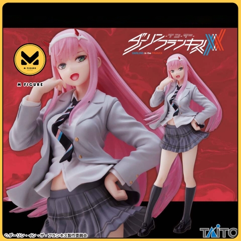 MÔ HÌNH Zero Two - Darling in the FranXX - Coreful Figure - Seifuku ver. (Taito) FIGURE CHÍNH HÃNG