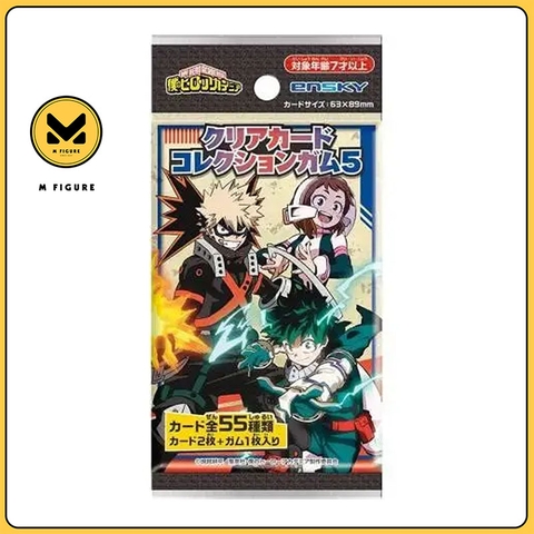 THẺ BÀI  My Hero Academia - Clear Card Collection - (Ensky) PACK CARD CHÍNH HÃNG