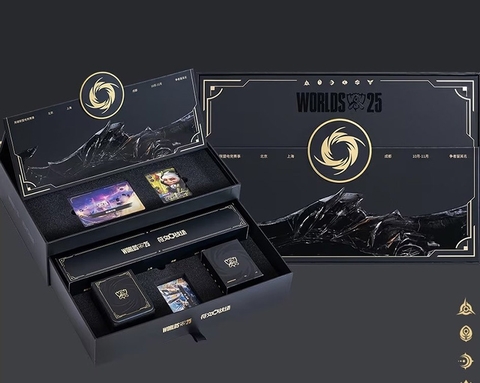 THẺ BÀI Liên Minh Huyền Thoại League of Legends - Riftbound Worlds Bundle 2025 TCG Card Game (Riot Games) BOX CARD CHÍNH HÃNG