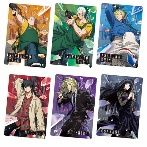 THẺ BÀI Sakamoto Days The Animation - Wafer (Bandai) PACK CARD CHÍNH HÃNG