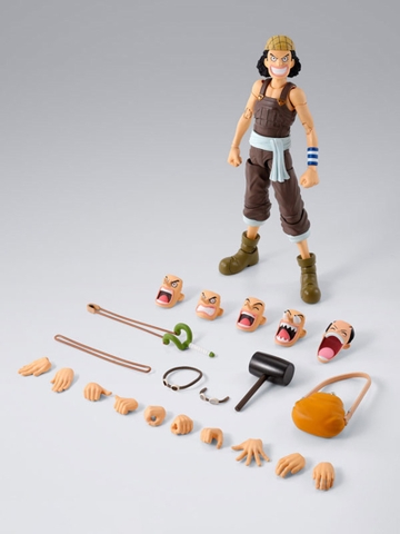Mô Hình Usopp - Romance Dawn - One Piece - S.H.Figuarts (Bandai Spirits) FIGURE CHÍNH HÃNG