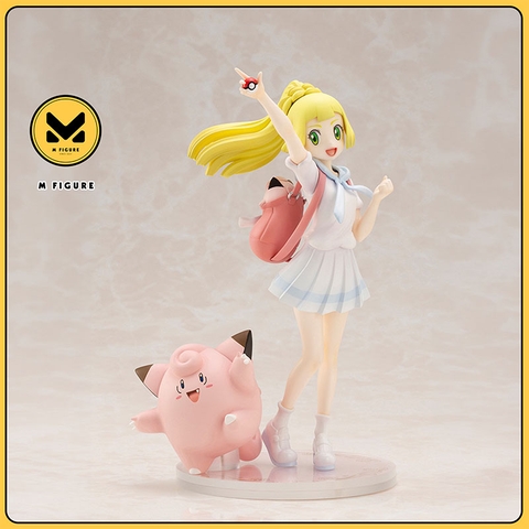 MÔ HÌNH Lilie - Pippi - Pocket Monsters Ultra Moon - Pocket Monsters Ultra Sun - Pokémon Center Original Figure - 1/8 - Ganba ver. (Kotobukiya) FIGURE CHÍNH HÃNG