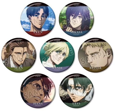 HUY HIỆU Attack on Titan Trading Can Badge vol.10  GOODS CHÍNH HÃNG