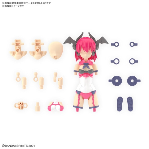 BOX 30 Minutes Sisters - Option Body Parts (12) - Reaper Costume - Color A (Bandai Spirits) MODEL KIT CHÍNH HÃNG