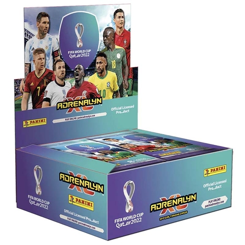 THẺ BÀI FiFa - Panini Adrenalyn XL FIFA World Cup Qatar 2022 Booster Box (Box Wear) PACK CARD CHÍNH HÃNG