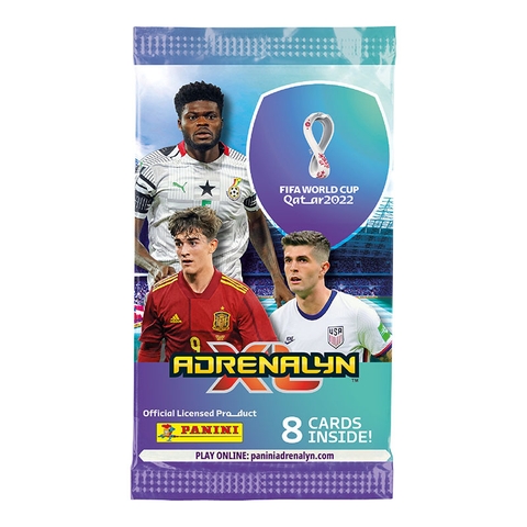 THẺ BÀI FiFa - Panini Adrenalyn XL FIFA World Cup Qatar 2022 Booster Box (Box Wear) PACK CARD CHÍNH HÃNG