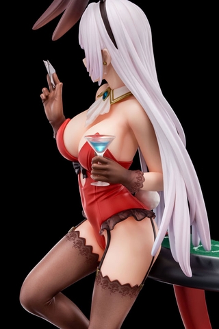 MÔ HÌNH Ray Crystalia - 1/6 scaled pre-painted figure of The Demon Sword Master of Excalibur Academy Riselia wearing crimson bunny costume with Nip Slip Gimmick System(Nippon Columbia) FIGURE CHÍNH HÃNG