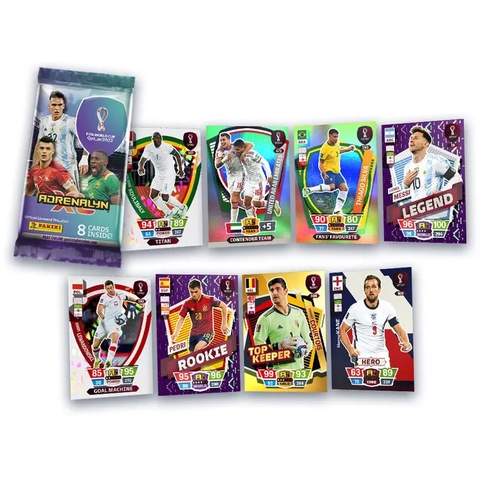 THẺ BÀI FiFa - Panini Adrenalyn XL FIFA World Cup Qatar 2022 Booster Box (Box Wear) PACK CARD CHÍNH HÃNG