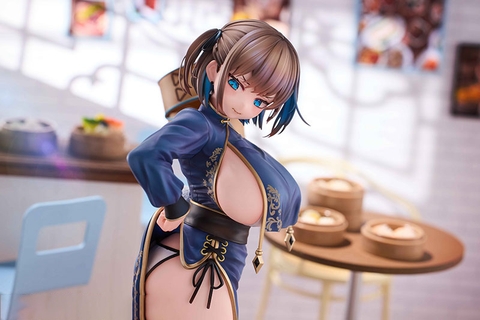 MÔ HÌNH Manjuu Musume Tsumugu Illustrated by Ranfu 1/7 Complete Figure(Hobby sakura) FIGURE CHÍNH HÃNG