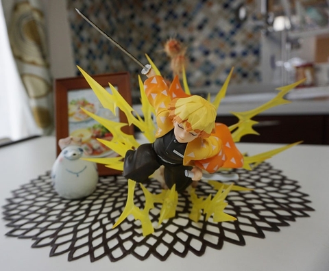 MÔ HÌNH Agatsuma Zenitsu -  Kimetsu no Yaiba - Figuarts ZERO - Thunder Breathing (Bandai Spirits) FIGURE CHÍNH HÃNG