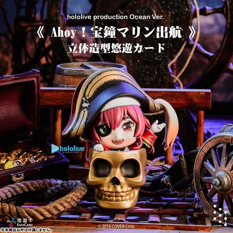 [Pre Order] MÔ HÌNH <Ahoy! Houshou Marine's Voyage> - hololive production Ocean Ver. - Easycard Function With 3D Modeling Complete Figure (FIRM 369) FIGURE CHÍNH HÃNG