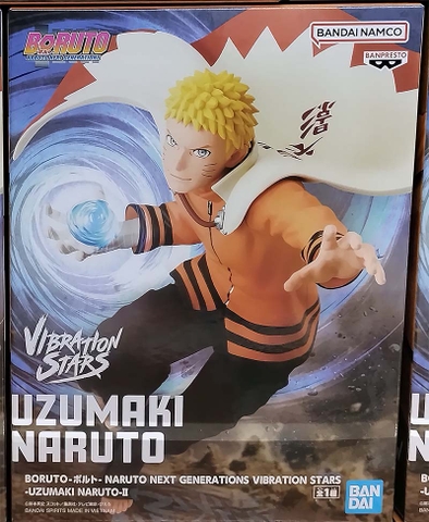 MÔ HÌNH Uzumaki Naruto - Boruto:Naruto Next Generations-Vibration Stars-II(Bandai Spirits) FIGURE CHÍNH HÃNG