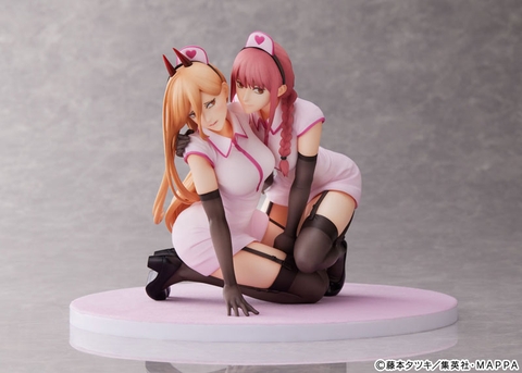 MÔ HÌNH Chainsaw Man Power & Makima Nurse Ver. 1/7 Scale Figure set(MAPPA) FIGURE CHÍNH HÃNG