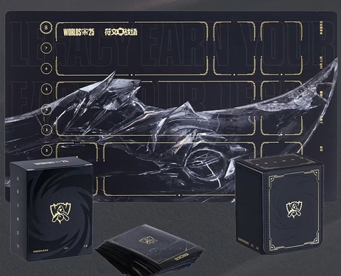 THẺ BÀI Liên Minh Huyền Thoại League of Legends - Riftbound Worlds Bundle 2025 TCG Card Game (Riot Games) BOX CARD CHÍNH HÃNG