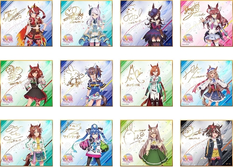 THẺ BÀI Uma Musume Pretty Derby Season 2 - Trading Mini Shikishi (BANDAI) PACK Shikishi CHÍNH HÃNG