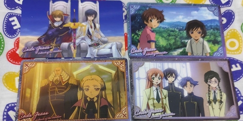 THẺ BÀI Code Geass Lelouch of The Rebellion Anime - Trading Card Game (NIC) PACK CARD CHÍNH HÃNG
