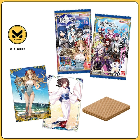 THẺ BÀI Fate/Grand Order Vol. 14 - Wafer Cards Collection (Bandai) PACK CARD CHÍNH HÃNG