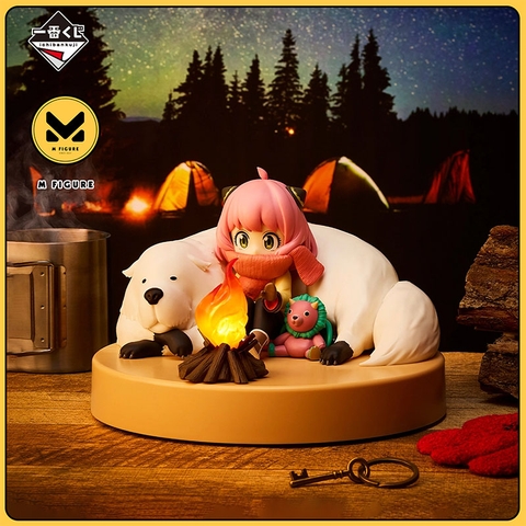 MÔ HÌNH Anya Forger & Bond Forger - Takibi Light Ichiban Kuji Spy×Family-Get ready to have fun (A Prize) (BANDAI SPIRITS) FIGURE CHÍNH HÃNG