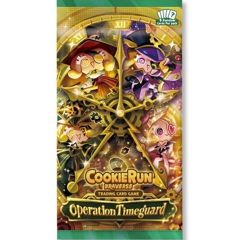 THẺ BÀI CookieRun: Braverse Trading Card Game – Operation Timeguard (Crème Knights) PACK CARD CHÍNH HÃNG