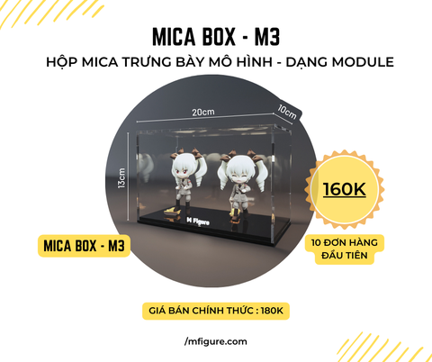 HỘP MICA TRƯNG BÀY MÔ HÌNH - MODULE BOX M3 ( MFIGURE )