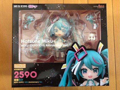 MÔ HÌNH Hatsune Miku - Vocaloid - Nendoroid (#2590) - Miku Expo 10th Anniversary Ver. (Good Smile Company) FIGURE CHÍNH HÃNG