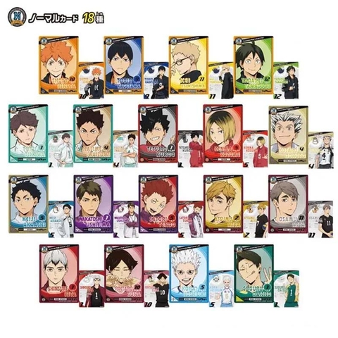 THẺ BÀI Haikyu!! Shokugan - Charactible Card Gummy (Takara Tomy A.R.T.S) PACK CARD CHÍNH HÃNG
