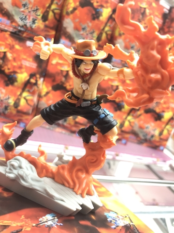 MÔ HÌNH One Piece - Portgas D. Ace - Senkou Zekkei (Bandai Spirits) FIGURE CHÍNH HÃNG