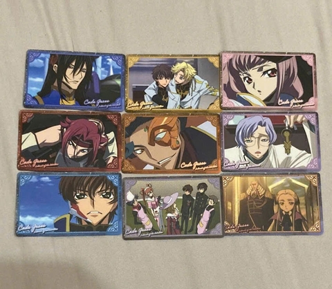 THẺ BÀI Code Geass Lelouch of The Rebellion Anime - Trading Card Game (NIC) PACK CARD CHÍNH HÃNG