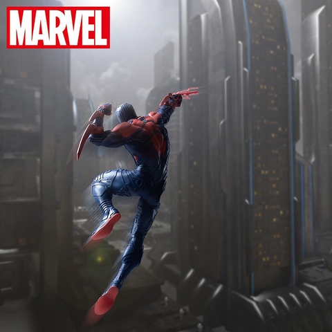 MÔ HÌNH Spider-Man 2099 - Spider-Man: Across the Spider-Verse - Marvel - Luminasta (SEGA) FIGURE CHÍNH HÃNG