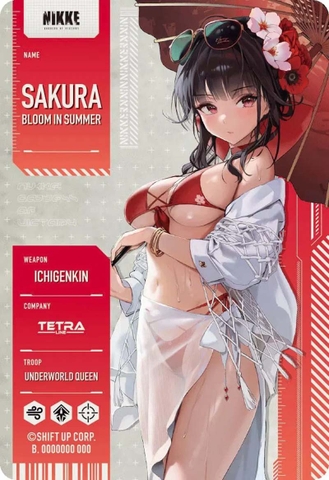 THẺ BÀI Goddess Of Victory: Nikke - Metallic Pass Collection Ver. 3  (Bandai) PACK CARD CHÍNH HÃNG