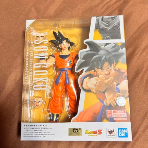MÔ HÌNH Son Goku - A Saiyan Raised On Earth - Dragon Ball Z - S.H.Figuarts (Bandai Spirits) ACTION FIGURE CHÍNH HÃNG