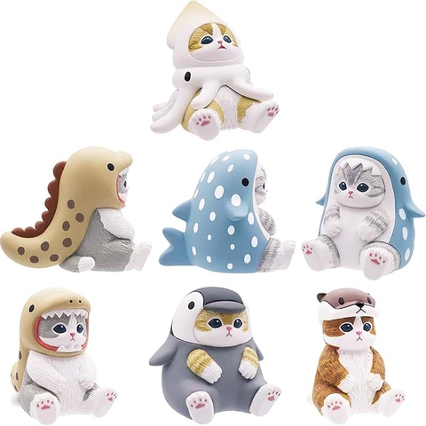 MÔ HÌNH Blind Box Mofusand Sitting Aquarium Cat (Kitan Club) FIGURE CHÍNH HÃNG