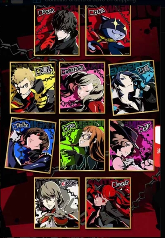 THẺ BÀI Persona 5 Royal Edition - Phantom Colored Paper (Kayou) shikishi PACK CARD CHÍNH HÃNG