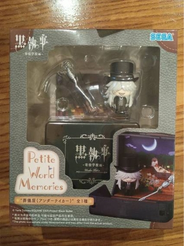 MÔ HÌNH Kuroshitsuji ~Kishuku Gakkou-hen~ - Undertaker - Petite World Memories Mini Figure (SEGA) FIGURE CHÍNH HÃNG