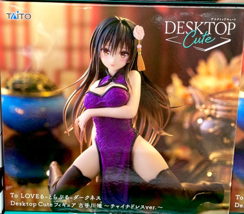 MÔ HÌNH Kotegawa Yui - To LOVEru Darkness - Desktop Cute - Chinese Dress Ver. (Taito) FIGURE CHÍNH HÃNG