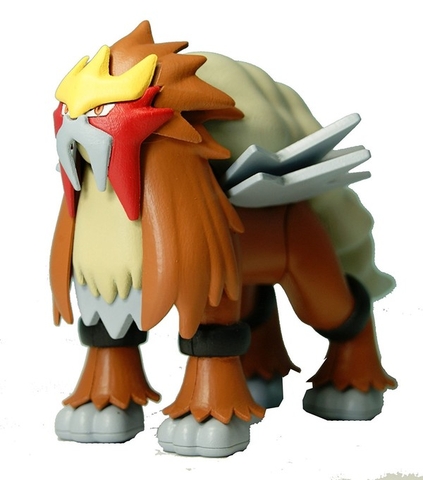 MÔ HÌNH Entei - Pocket Monsters Diamond & Pearl - Pokémon Plamo - 11 (Bandai) FIGURE CHÍNH HÃNG
