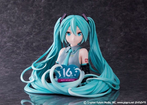 MÔ HÌNH Hatsune Miku -  Piapro Characters - Bust - 16th Anniversary Ver. (FuRyu) FIGURE CHÍNH HÃNG