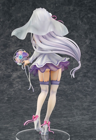 [Pre Order] MÔ HÌNH Emilia - Re:ZERO -Starting Life in Another World- - Wedding Ver. 1/7 Complete Figure(Phat Company) FIGURE CHÍNH HÃNG