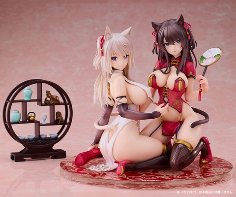 MÔ HÌNH Mataro Original Illustration Shironeko 1/6 Complete Figure(Pink Cat) FIGURE CHÍNH HÃNG