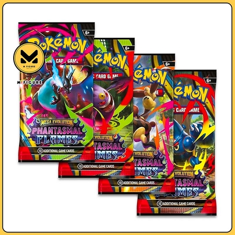 THẺ BÀI Pokemon - Mega Evolution - Phantasmal Flames Expansion (The Pokémon Company) PACK CARD CHÍNH HÃNG