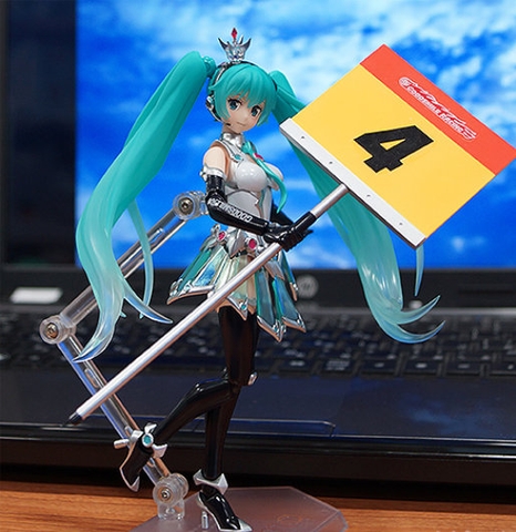 MÔ HÌNH Hatsune Miku - Good Smile Racing - Vocaloid - Figma (#SP-049) - Racing 2013 (Max Factory) ACTION FIGURE CHÍNH HÃNG