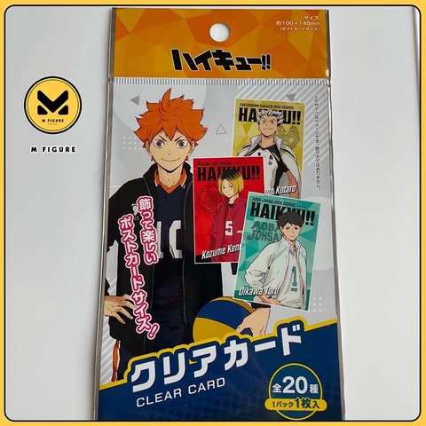 THẺ BÀI HaiKyuu!! Clear Card - Haikyuu!! (MOVIC) BOX PACK CARD CHÍNH HÃNG