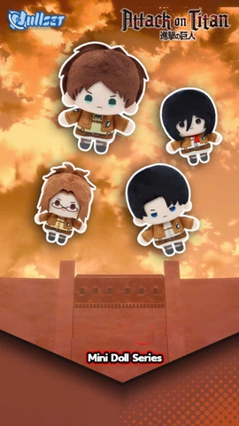 Bông Attack on Titan - Shingeki no Kyojin - Mini Plushie Series (NULLSET) BÔNG CHÍNH HÃNG