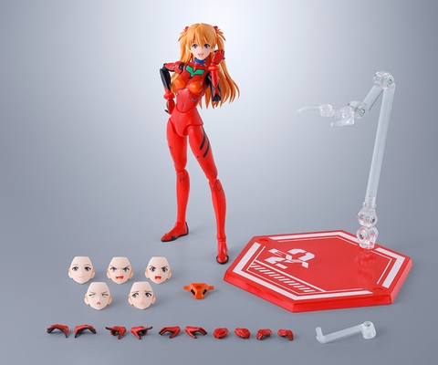 Mô Hình Souryuu Asuka Langley - Evangelion Shin Gekijouban: Q - S.H.Figuarts (Bandai Spirits) FIGURE CHÍNH HÃNG