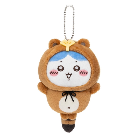 Bông Hachiware - Chiikawa Tanuki Damon Kuji - Dodeka Nuigurumi Plushie (Gray Parka Service) Plushie CHÍNH HÃNG