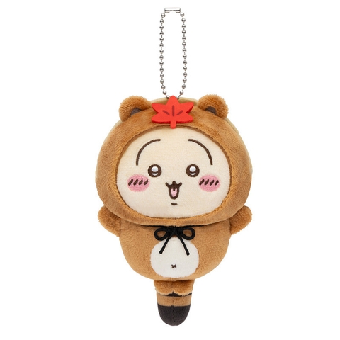 Bông Chiikawa - Zettai Tanuki Damon Kuji (C prize) - Plush Mascot (Gray Parka Service) Plushie CHÍNH HÃNG